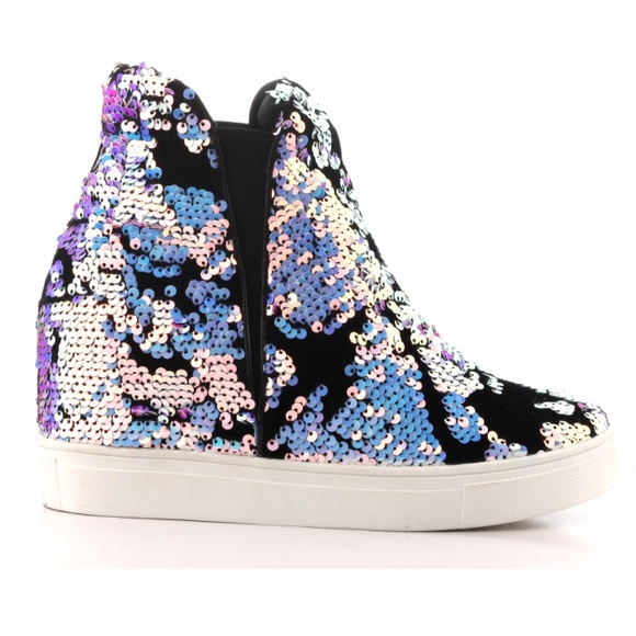 🆕SALE Mermaid | Sequin Slip On Sneakers - Picture 2 of 8